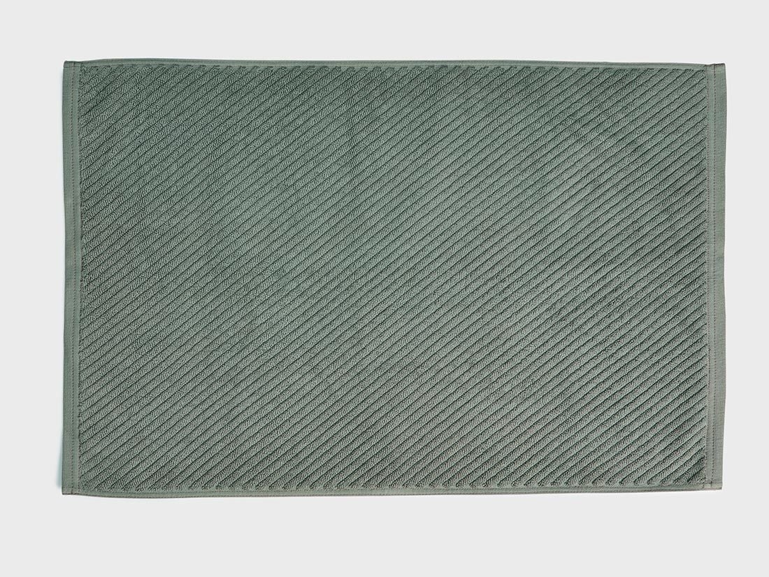 Tapis de bain vert d'eau 52x81