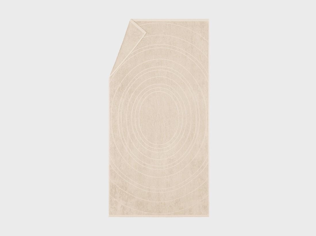 Serviette de bain en velours sable fin 70x140 - 2 pcs