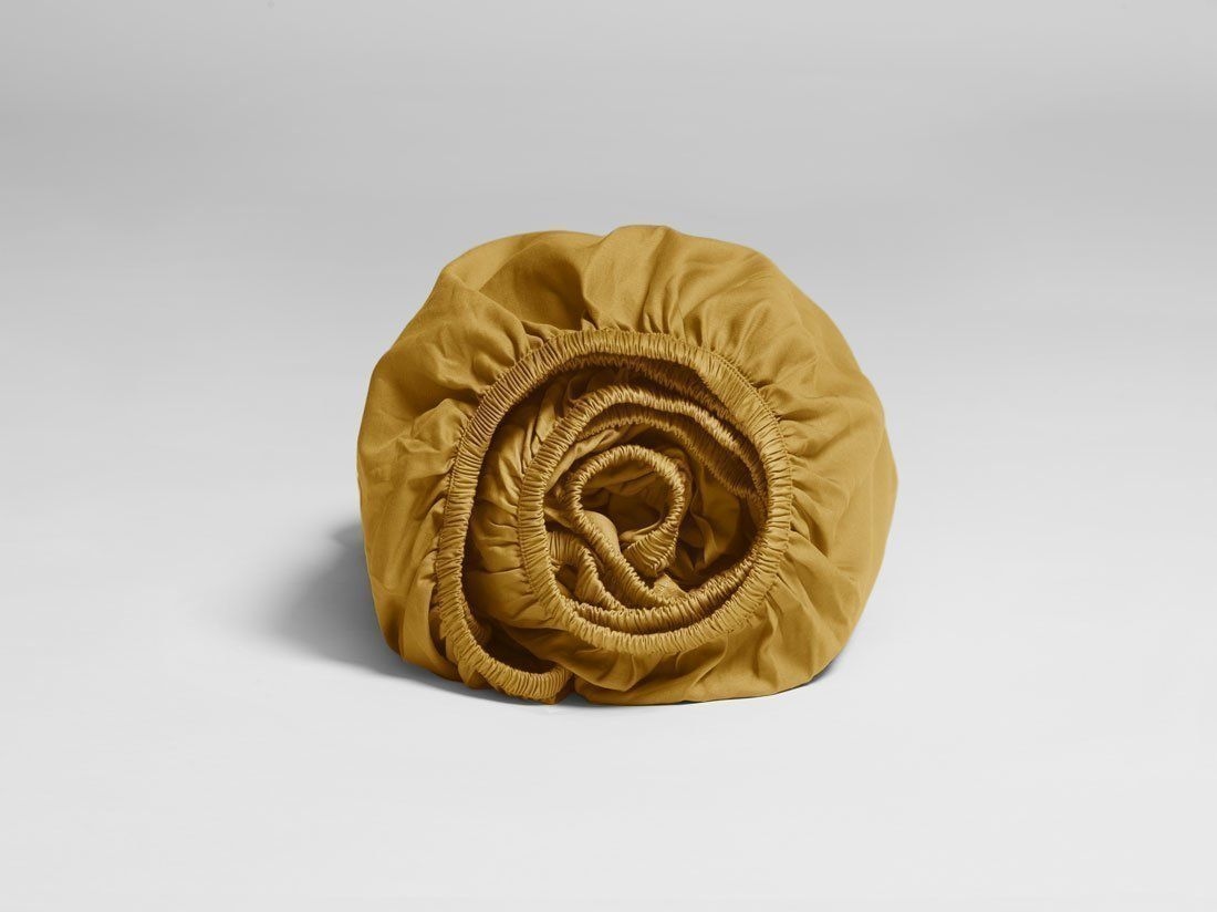 Drap-housse satin de coton or classique