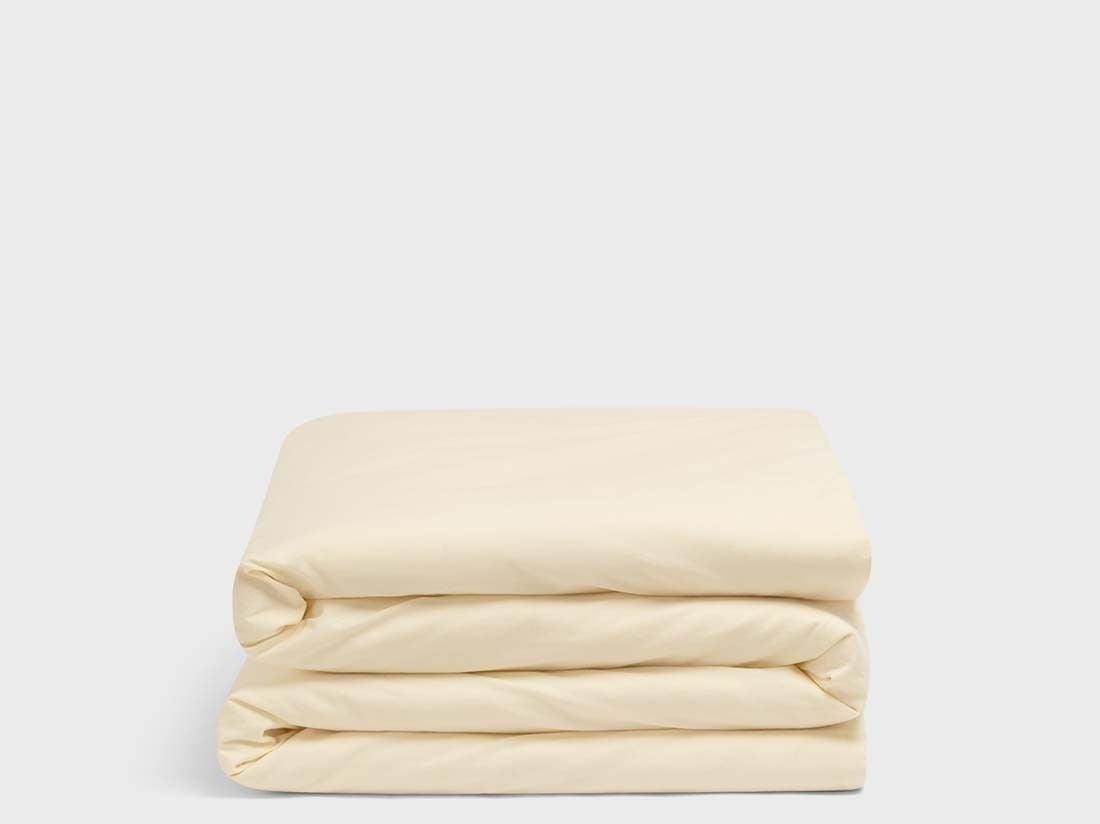Housse de couette enfant percale de coton éclat doré