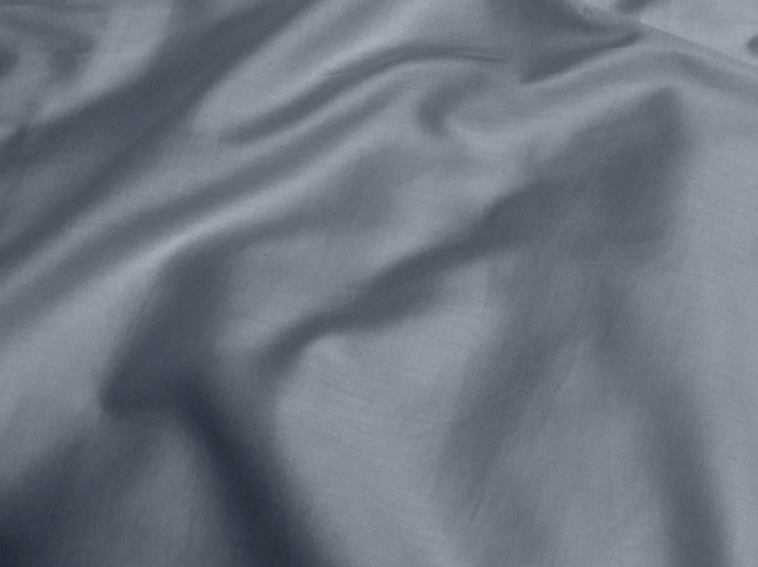 Taie de traversin satin de coton bleu brumeux 37x160