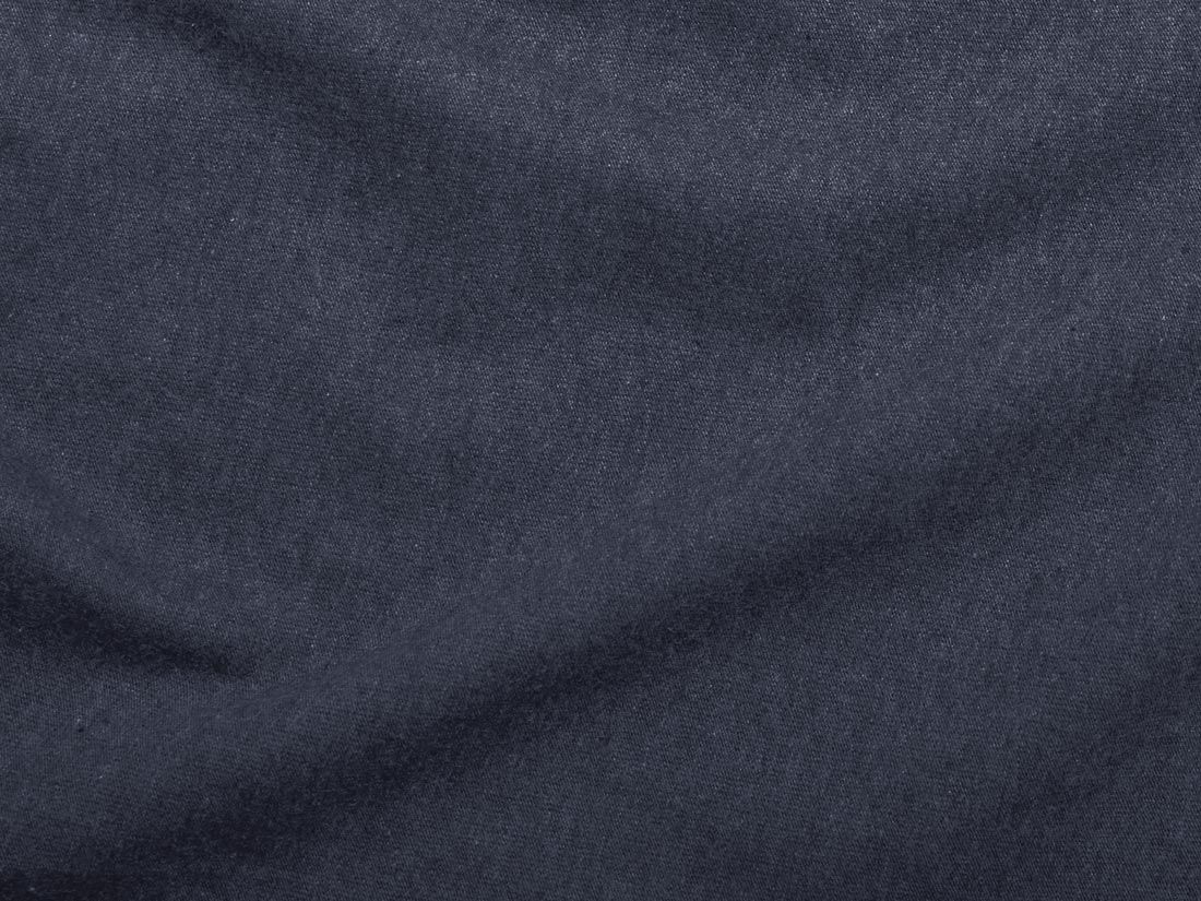 Taie d'oreiller jersey bleu indigo