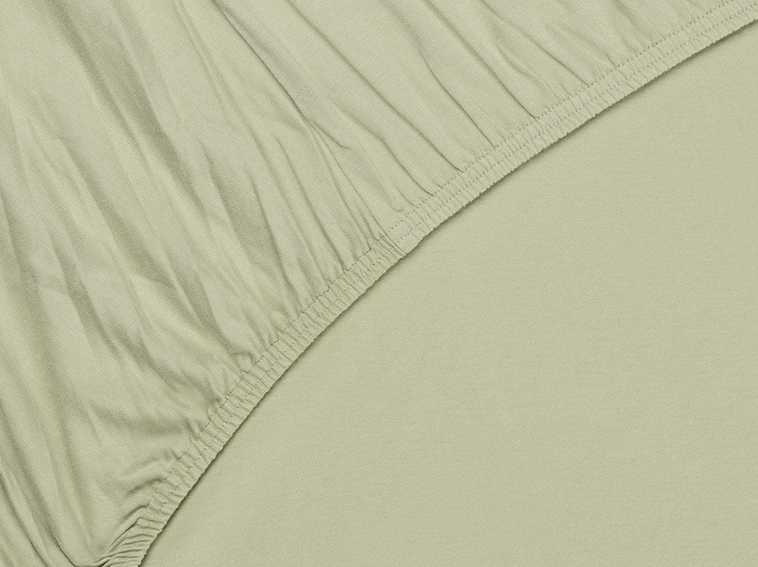 Drap-housse jersey vert pistache