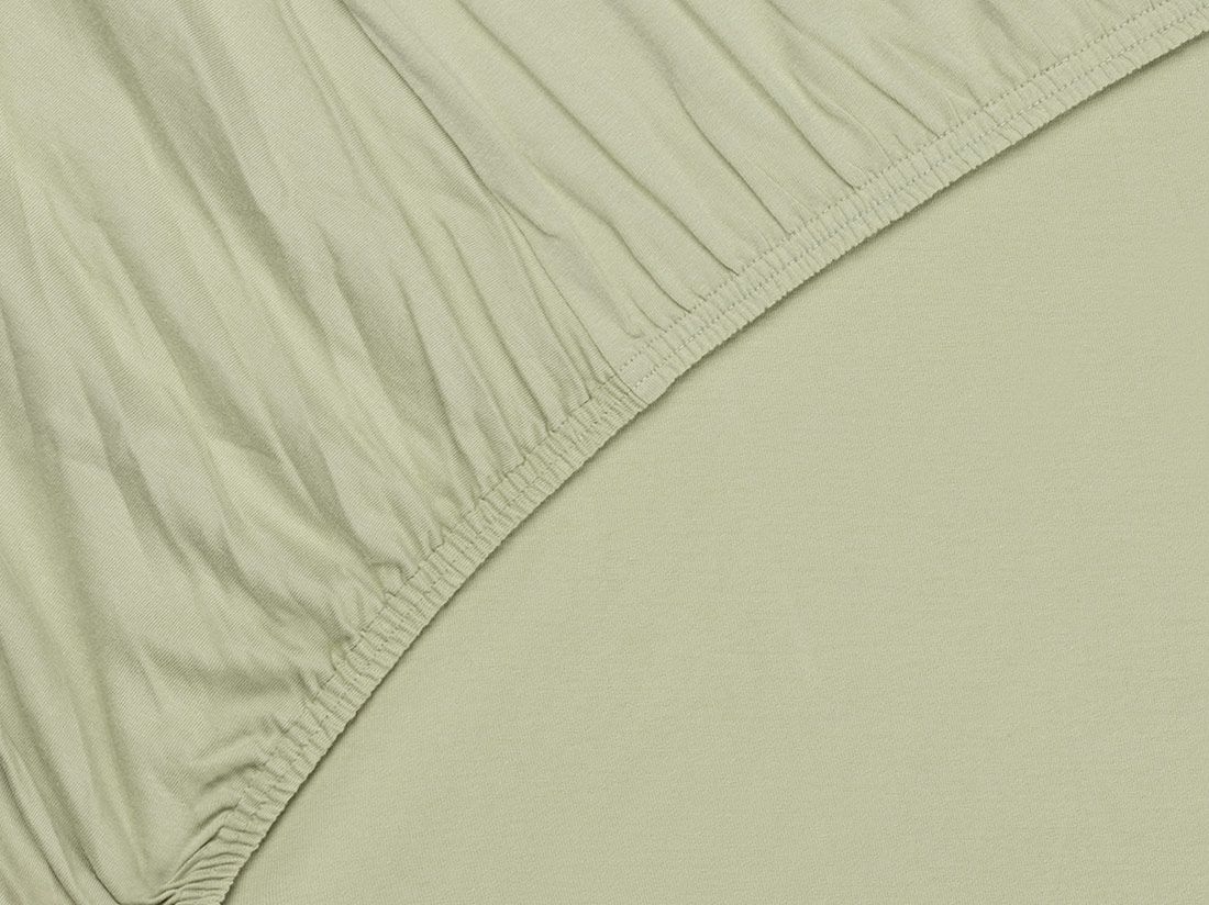 Drap-housse jersey vert pistache