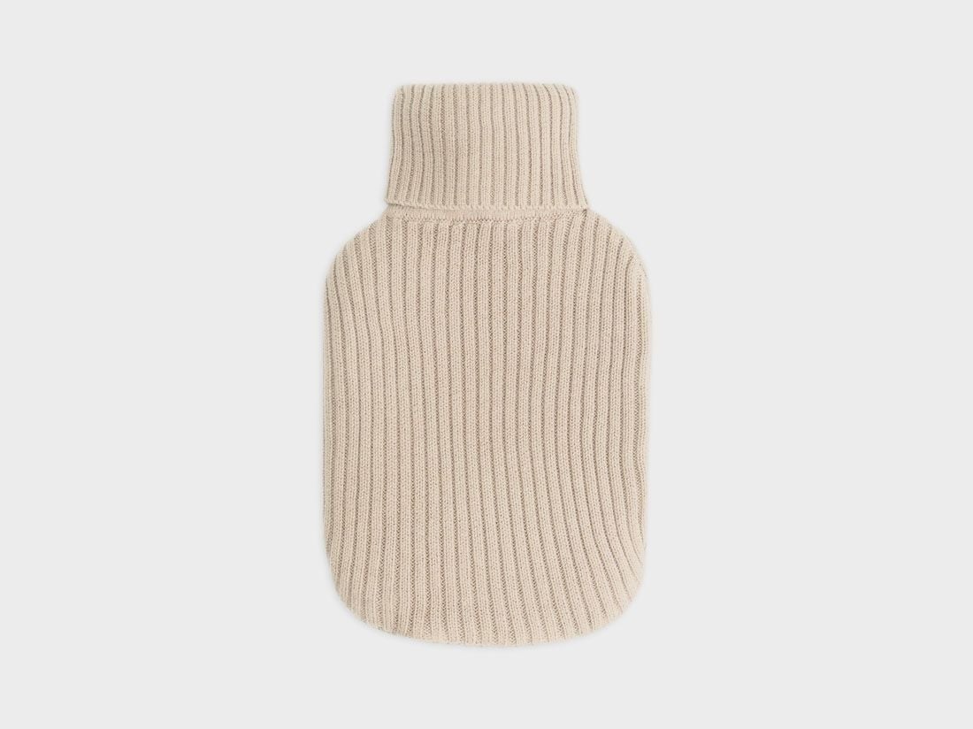 Housse de bouillotte en coton avoine 36x20