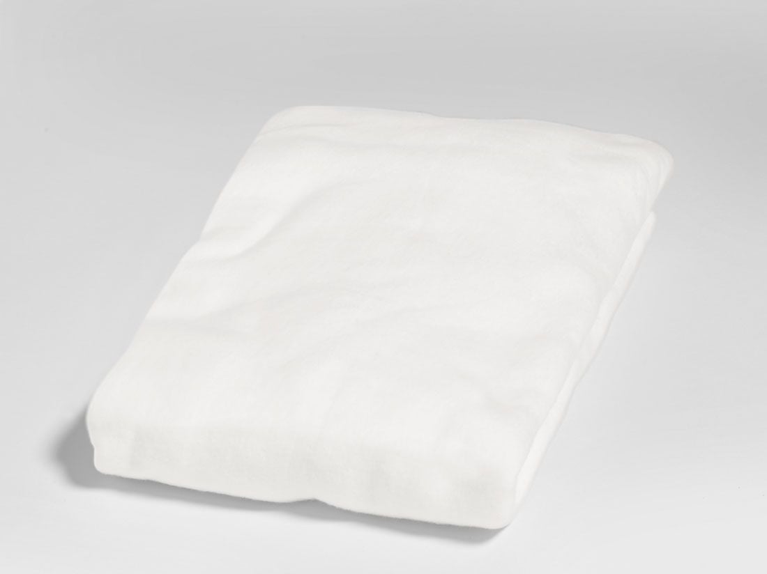Protège-surmatelas molleton coton blanc pur