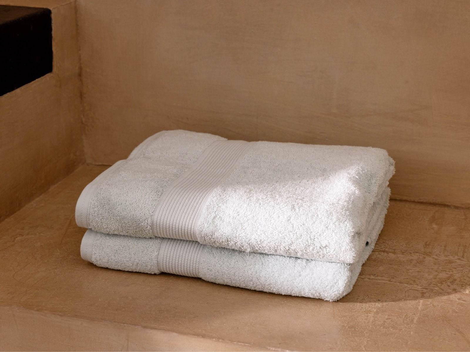 Serviette de bain éponge bulle bleue 70x140 - 2 pcs