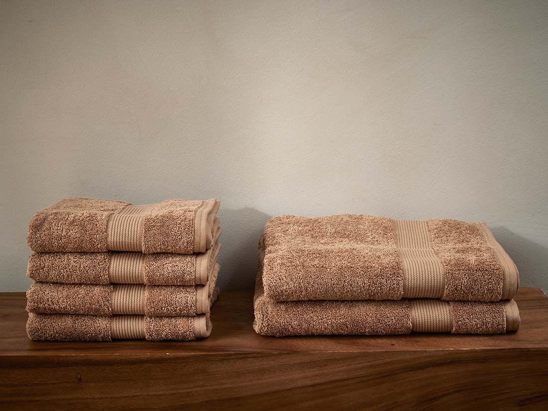 Drap de bain éponge miel 100x150 - 1 pc