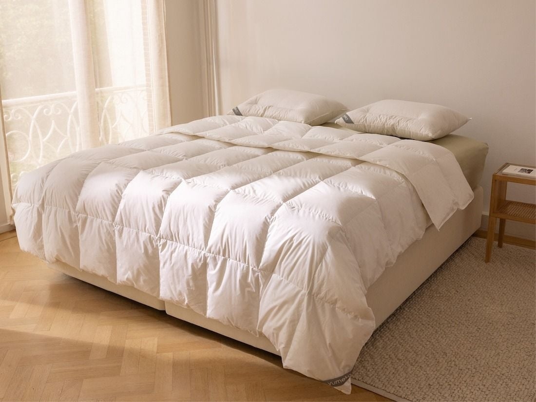 Couette en duvet tempérée