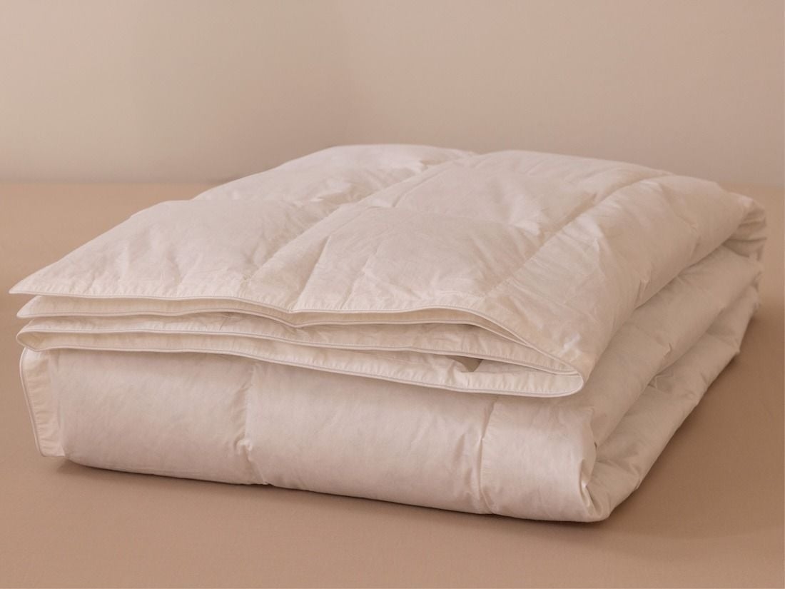Couette en duvet tempérée