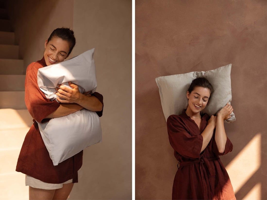 Oreiller en duvet 65x65 medium