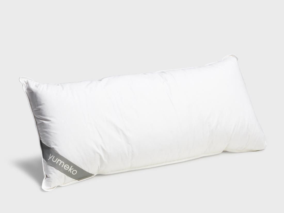 Oreiller duvet recyclé 40x80 moelleux