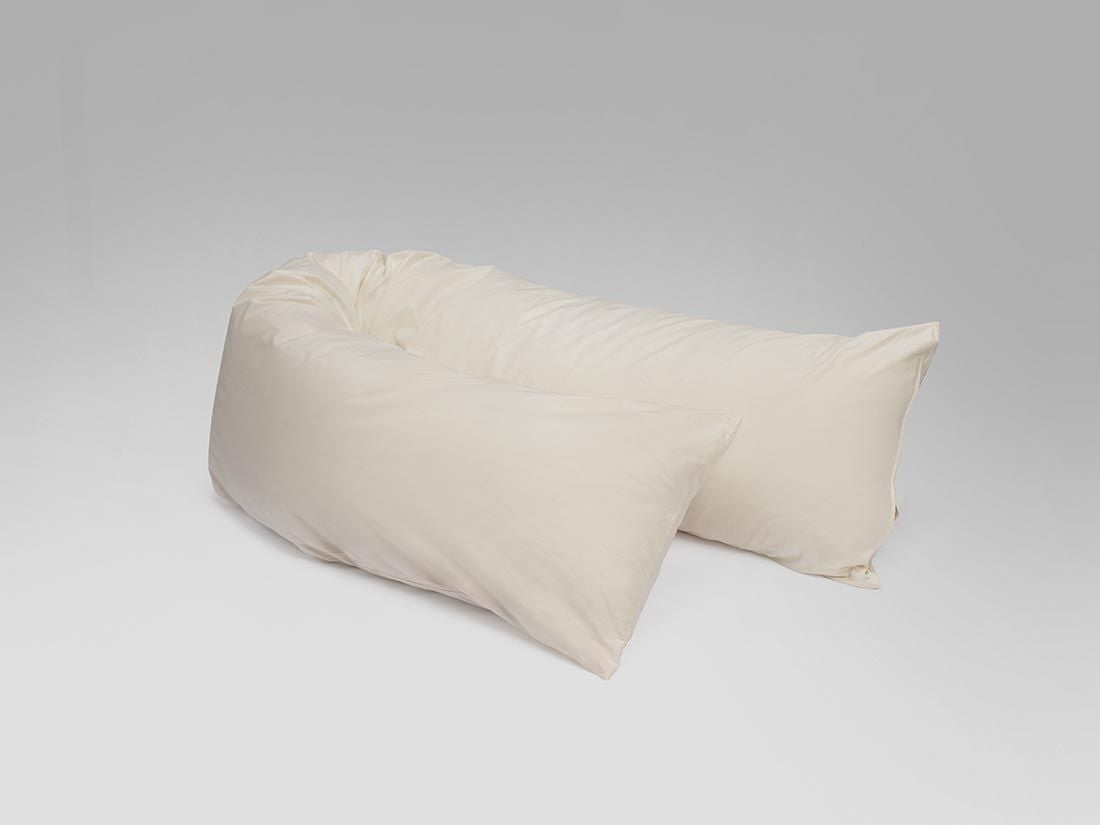 Oreiller pour dormir sur le côté laine 35x160