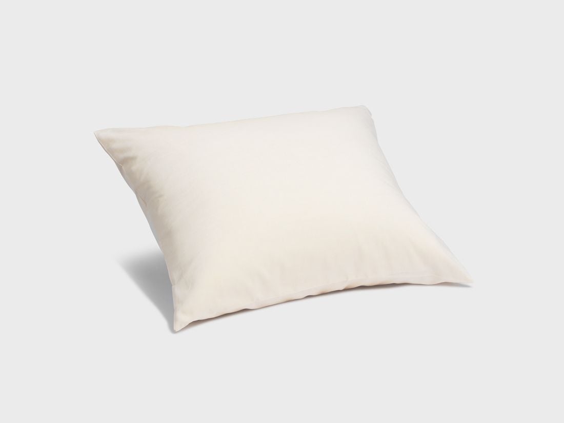 Taie d'oreiller coton TENCEL™ latte chambray