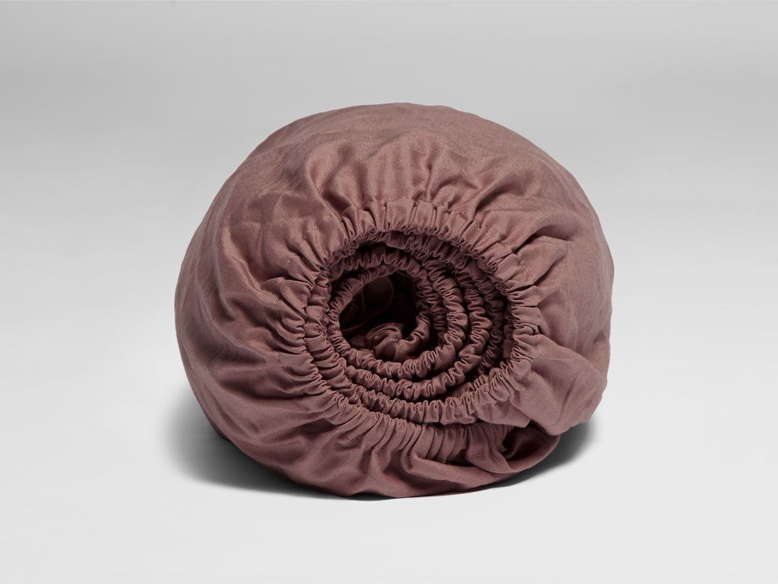 Drap-housse coton TENCEL™ rose blush