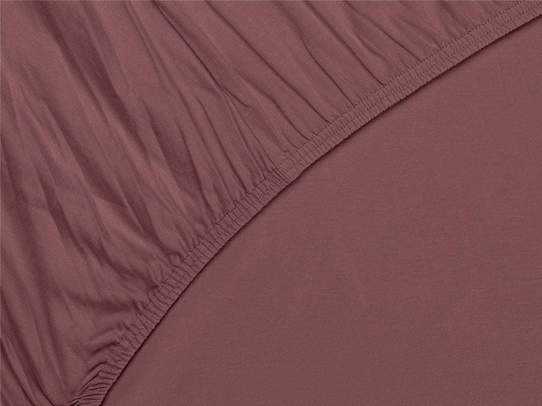 Drap-housse enfant jersey rose du soir