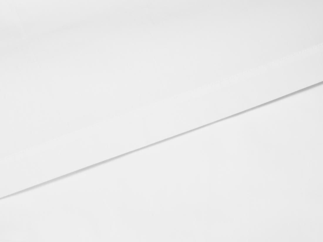 Drap plat percale de coton blanc pur