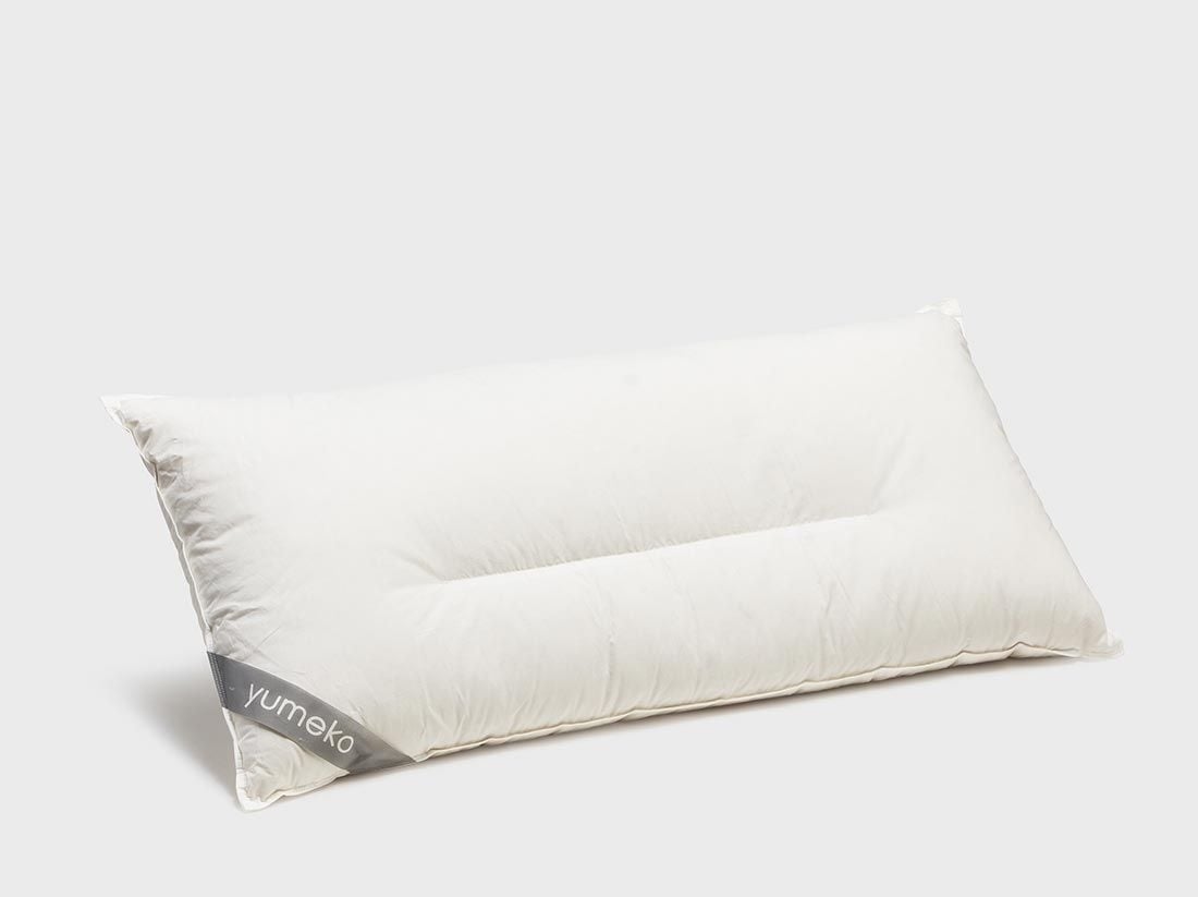 Oreiller en duvet deluxe 40x80 moelleux