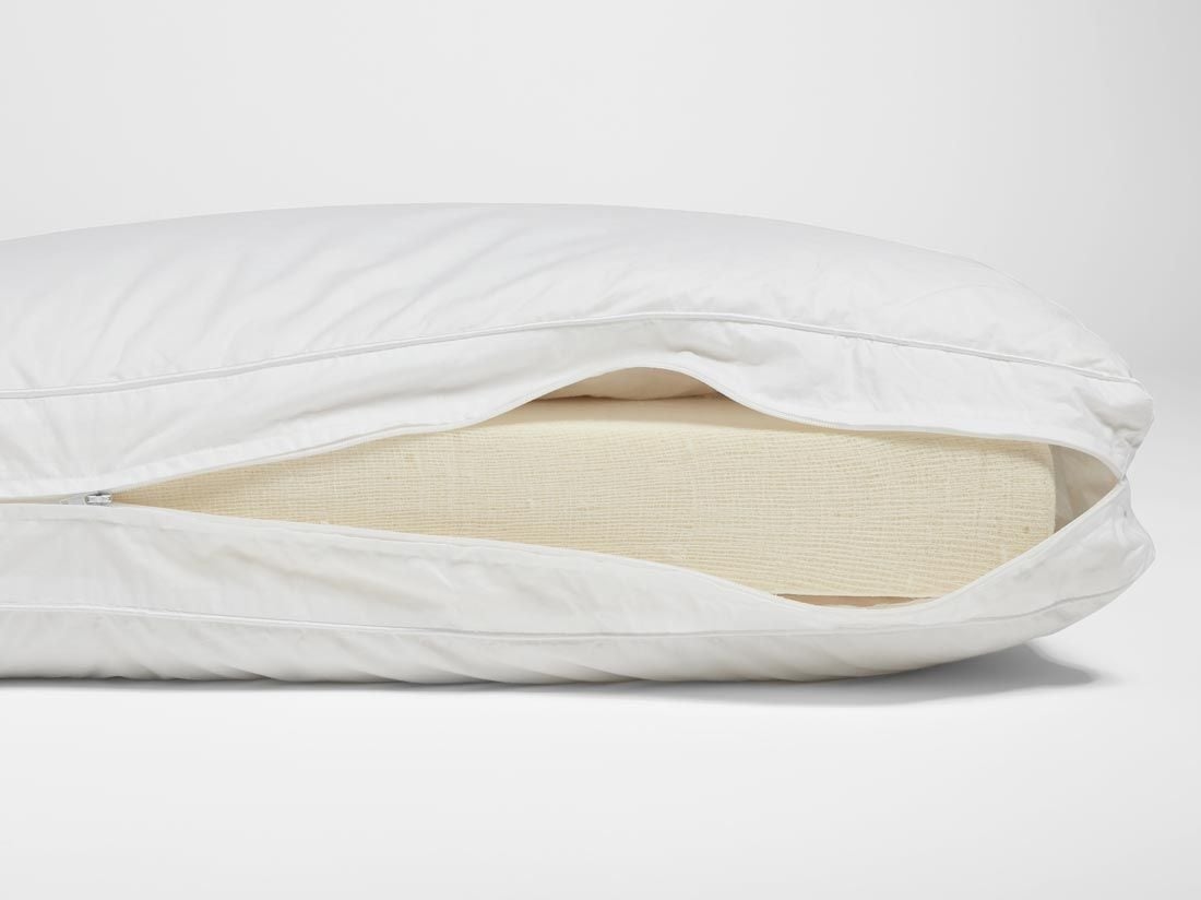 Oreiller en duvet latex 50x70 moelleux