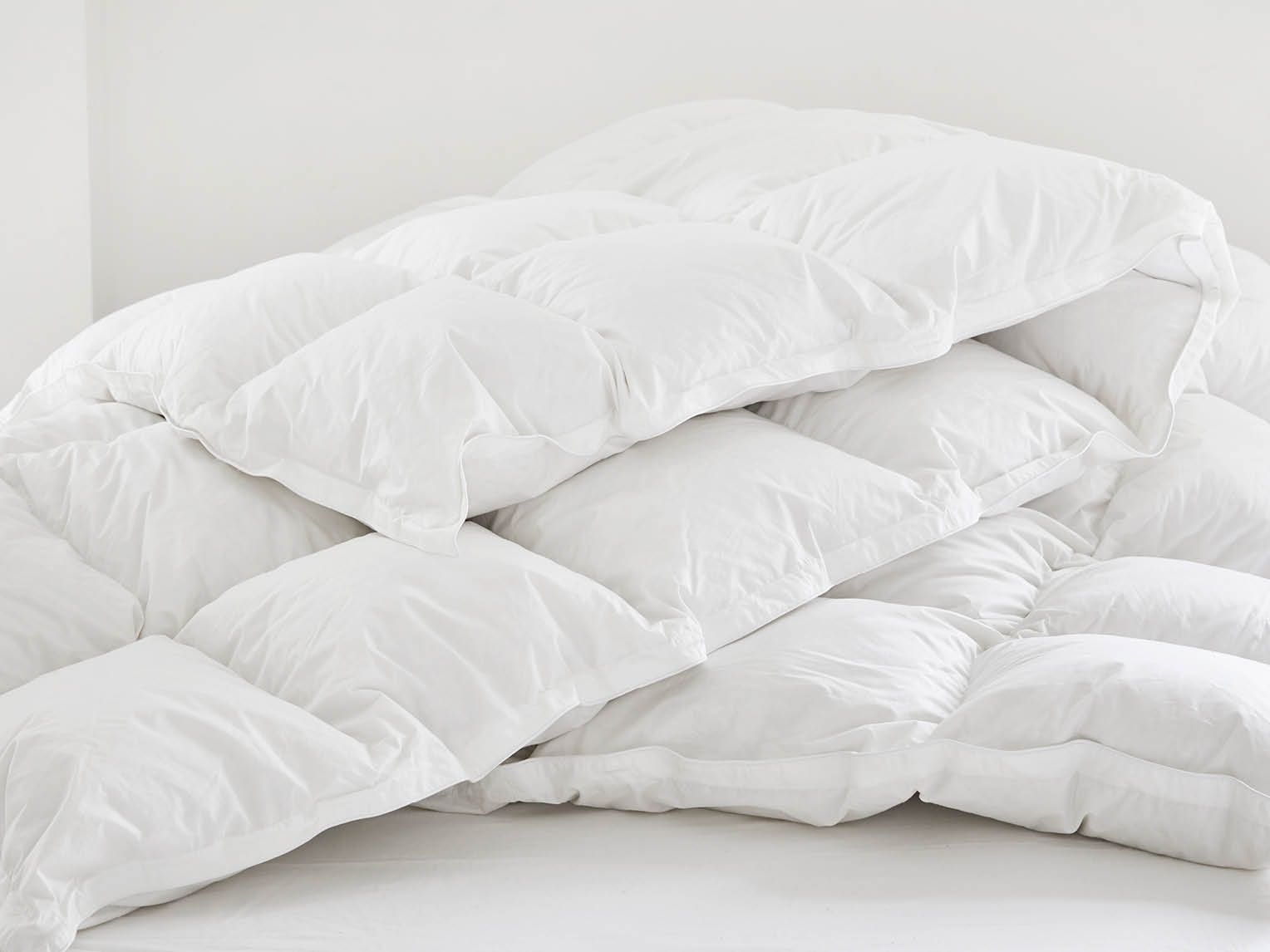 Couette en duvet recyclé chaude