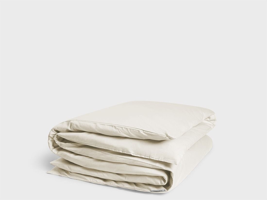 Housse de couette satin de coton naturel