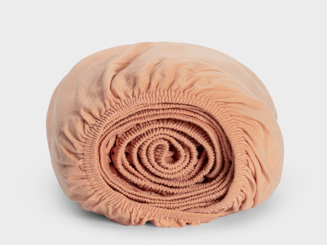 Drap-housse jersey pêche parfaite