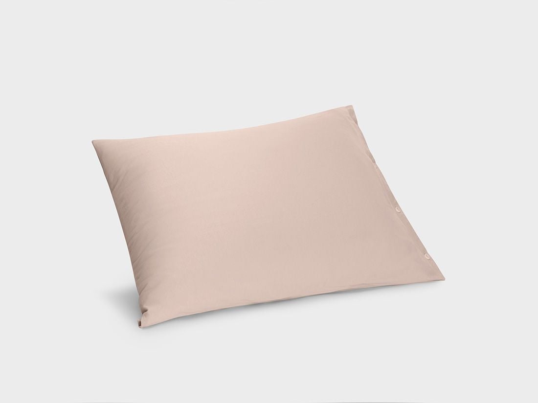 Taie d'oreiller jersey rose vintage
