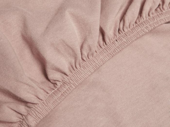 Drap-housse jersey rose vintage