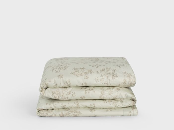 Housse de couette enfant satin de coton fleur naturelle