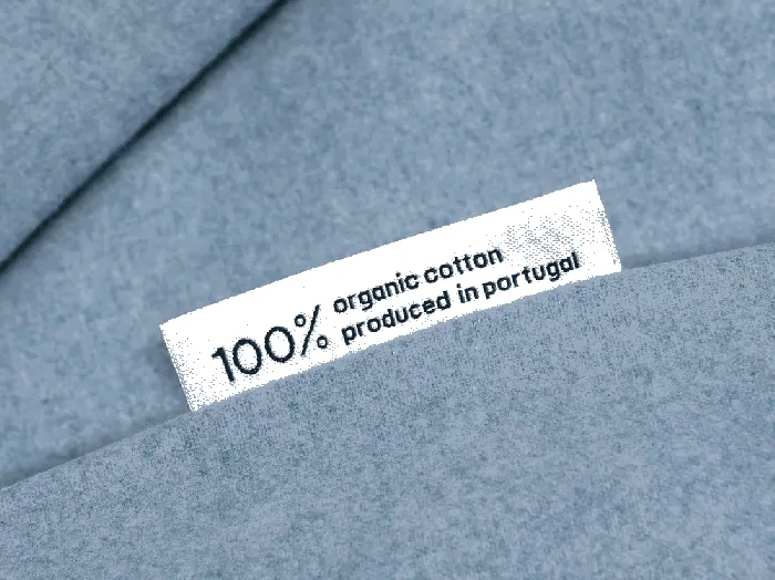 Housse de couette flanelle de coton bleu clair