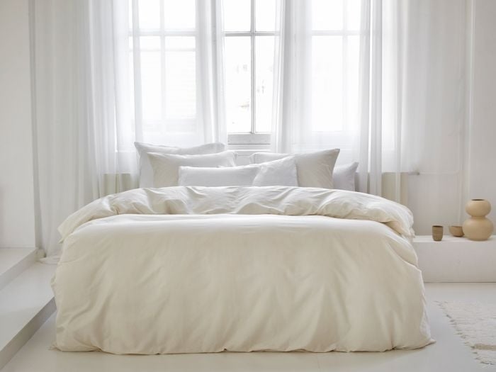 Housse de couette satin de coton naturel