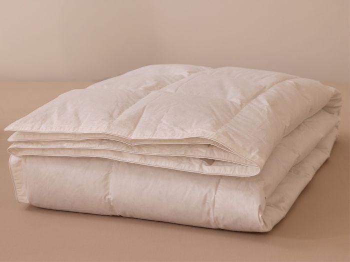 Couette en duvet tempérée