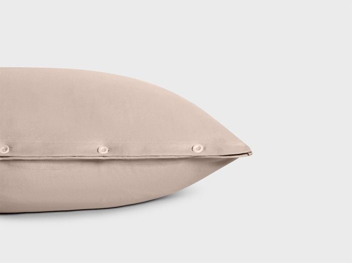 Taie d'oreiller jersey rose vintage