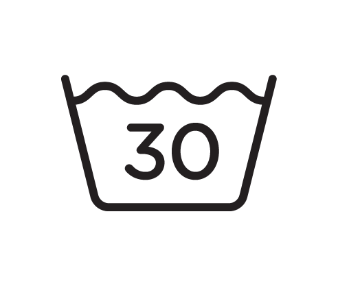 Laver à une température maximale de 30°C Laver à une température maximale de 30°C